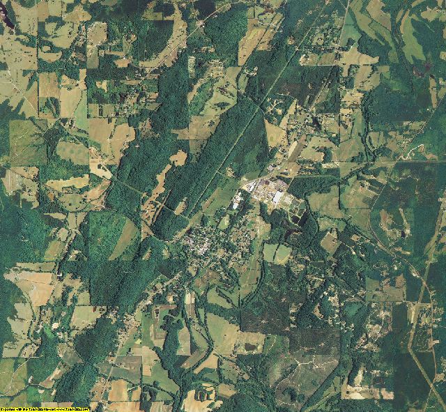 Chattooga County, Georgia aerial photography