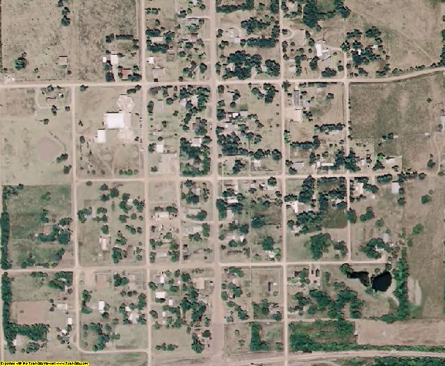 Chautauqua County, KS aerial photography detail