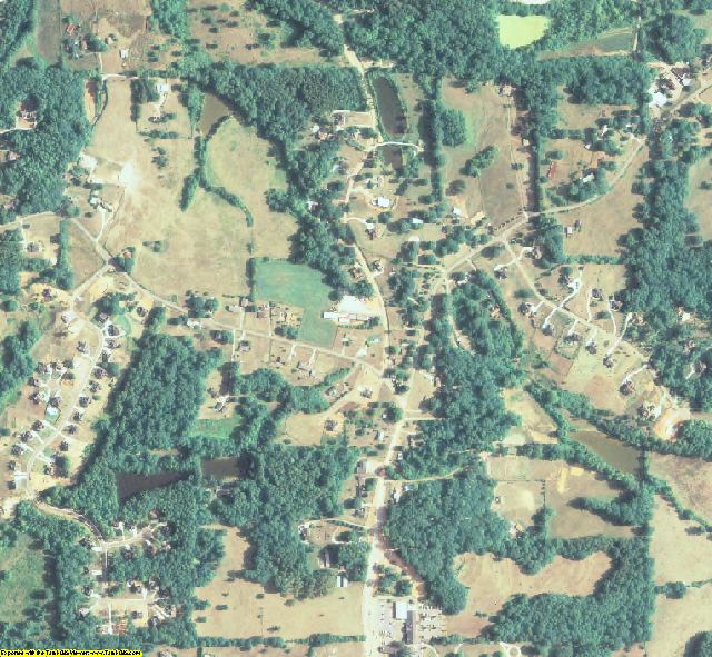 Cherokee County, GA aerial photography detail