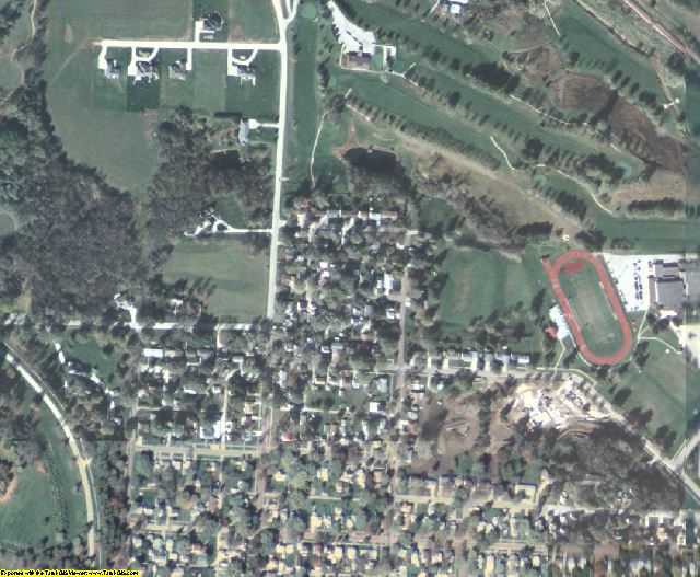 Cherokee County, IA aerial photography detail
