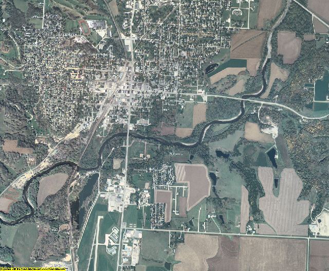 Cherokee County, Iowa aerial photography