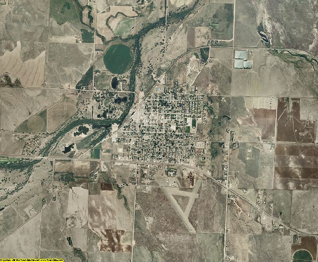 Cheyenne County, Kansas aerial photography