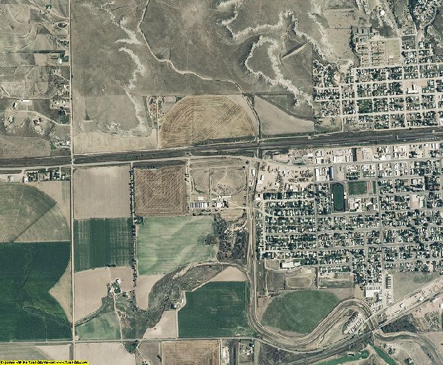 Cheyenne County, Nebraska aerial photography