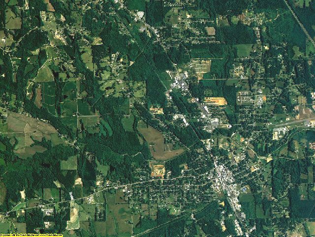 Chilton County, Alabama aerial photography