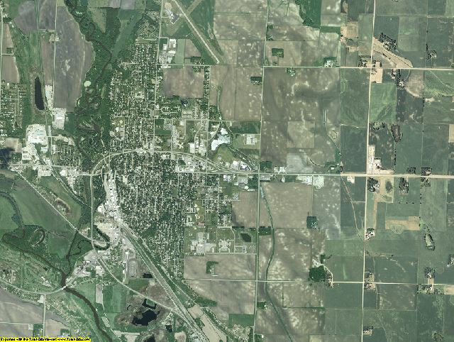 Chippewa County, Minnesota aerial photography