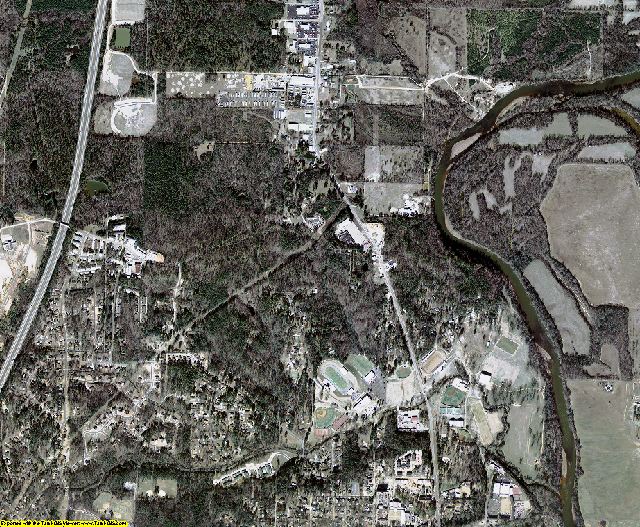 Clark County, Arkansas aerial photography