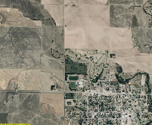 Clark County, Kansas aerial photography