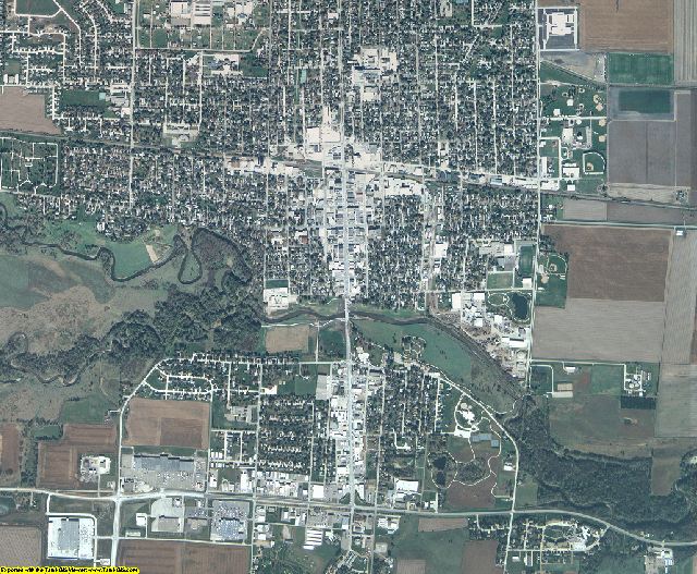 Clay County, Iowa aerial photography
