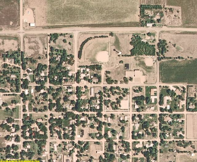Clay County, NE aerial photography detail