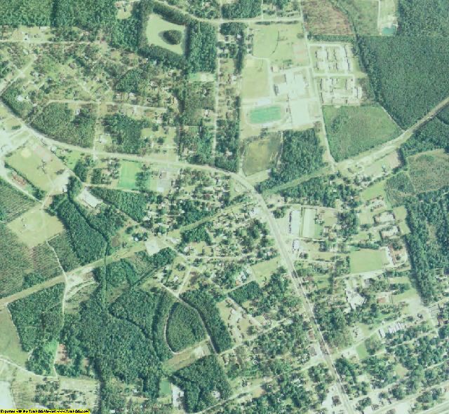 Clinch County, GA aerial photography detail