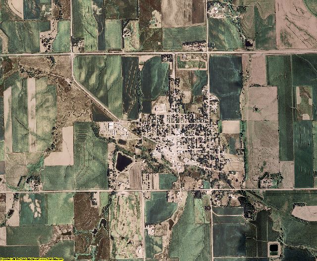 Colfax County, Nebraska aerial photography