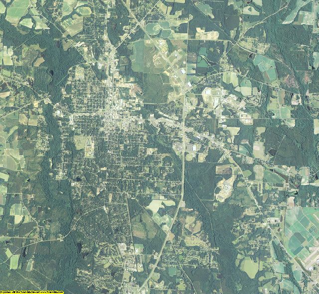 Colquitt County, Georgia aerial photography