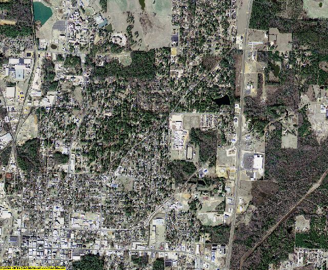 Columbia County, Arkansas aerial photography