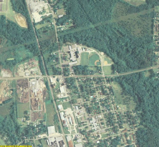 Cook County, GA aerial photography detail