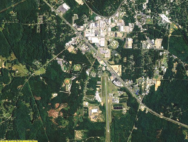 Coosa County, Alabama aerial photography