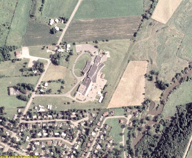 Cortland County, NY aerial photography detail