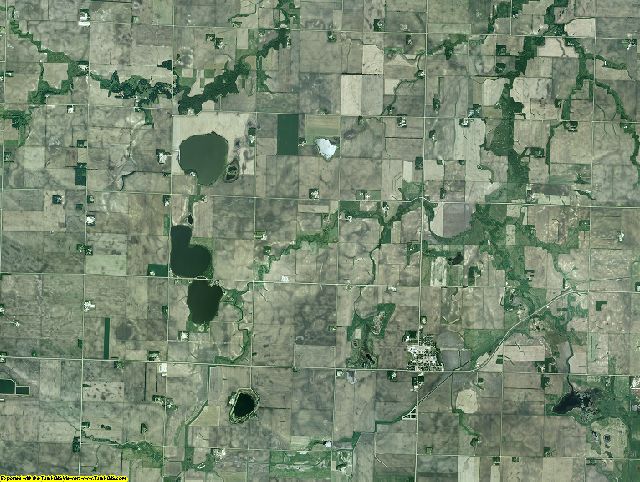 Cottonwood County, Minnesota aerial photography