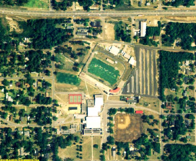 Covington County, AL aerial photography detail