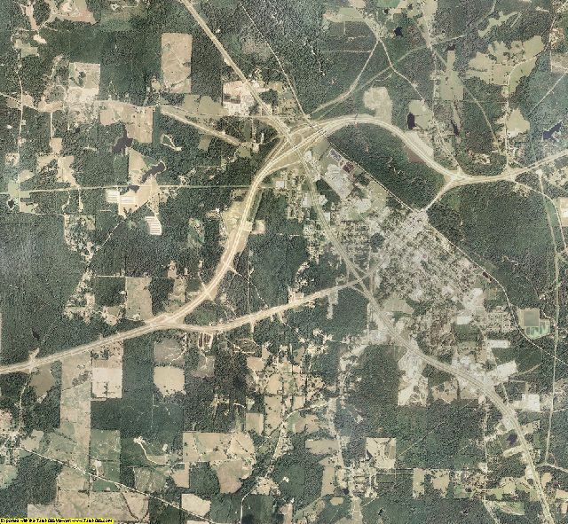 Covington County, Mississippi aerial photography