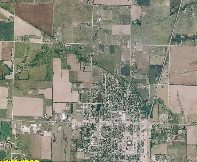 Crawford County, Kansas aerial photography