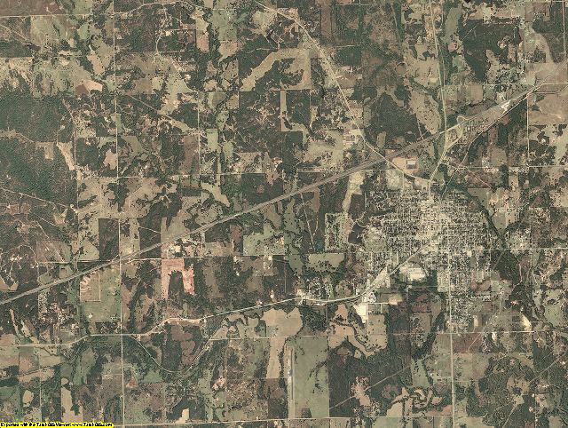 Creek County, Oklahoma aerial photography