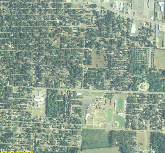 Crisp County, GA aerial photography detail