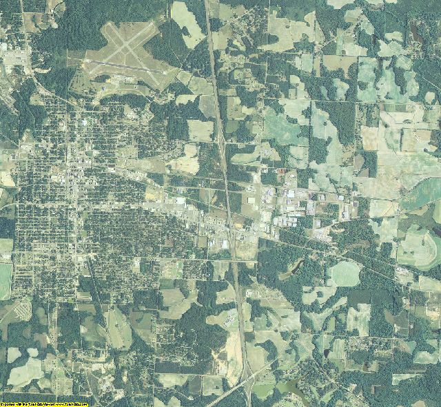 Crisp County, Georgia aerial photography