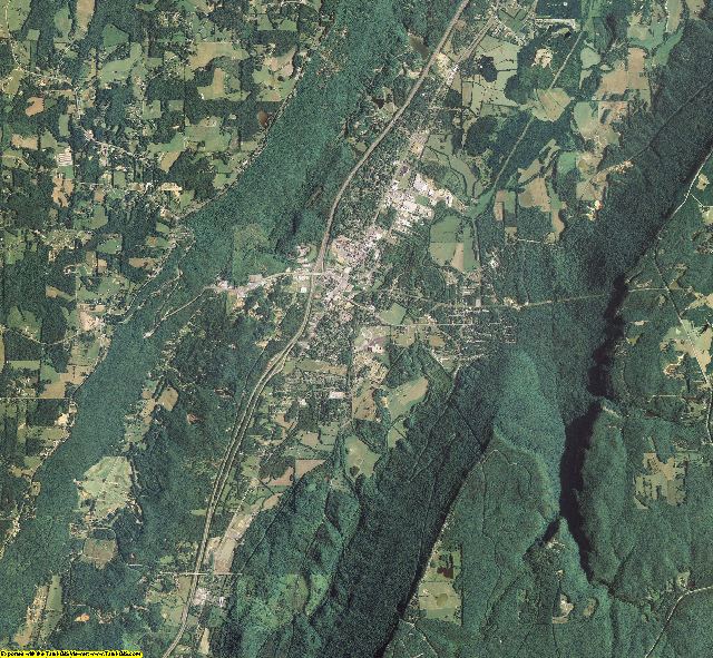 Dade County, Georgia aerial photography