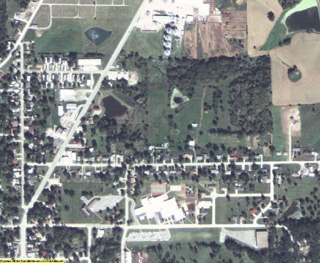 Davis County, IA aerial photography detail