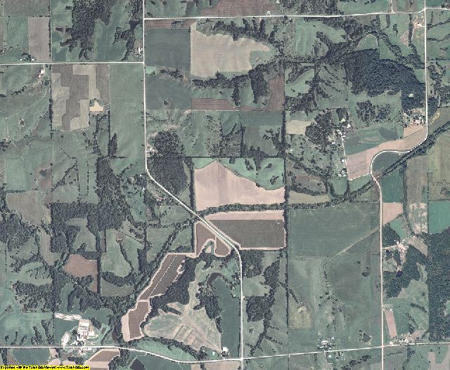 Davis County, Iowa aerial photography