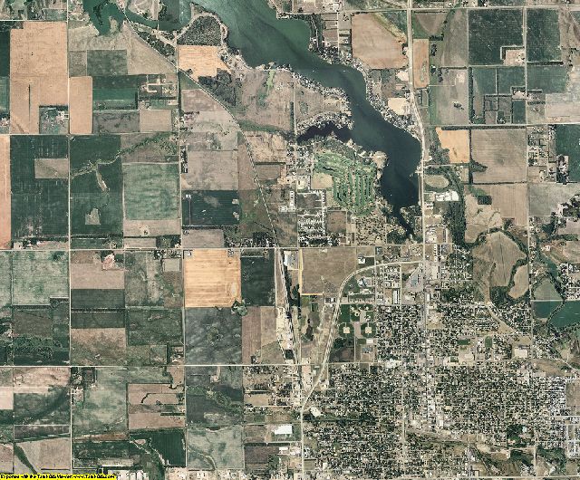 Davison County, South Dakota aerial photography