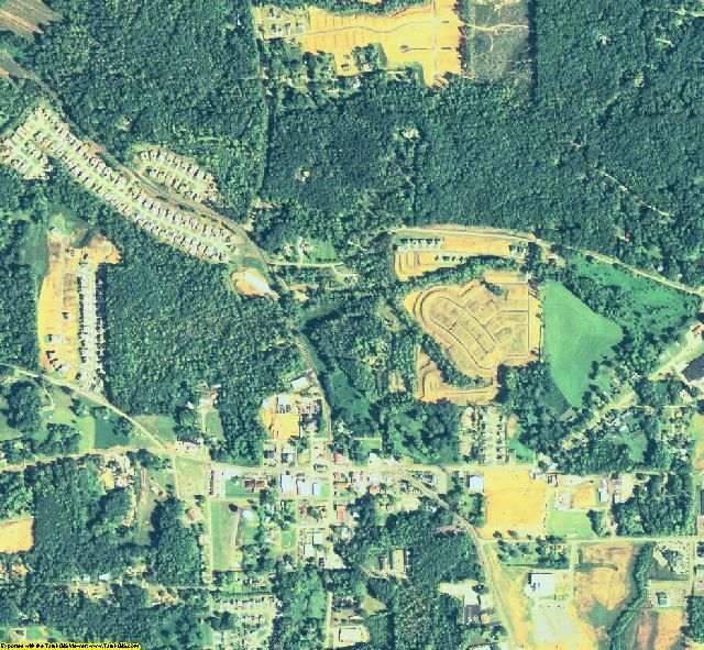 Dawson County, GA aerial photography detail