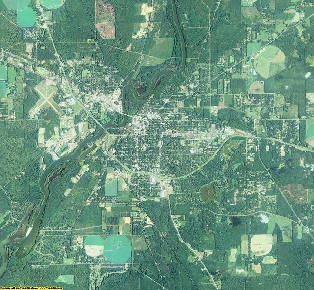 Decatur County, Georgia aerial photography