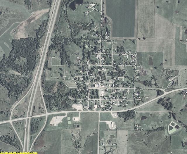 Decatur County, Iowa aerial photography