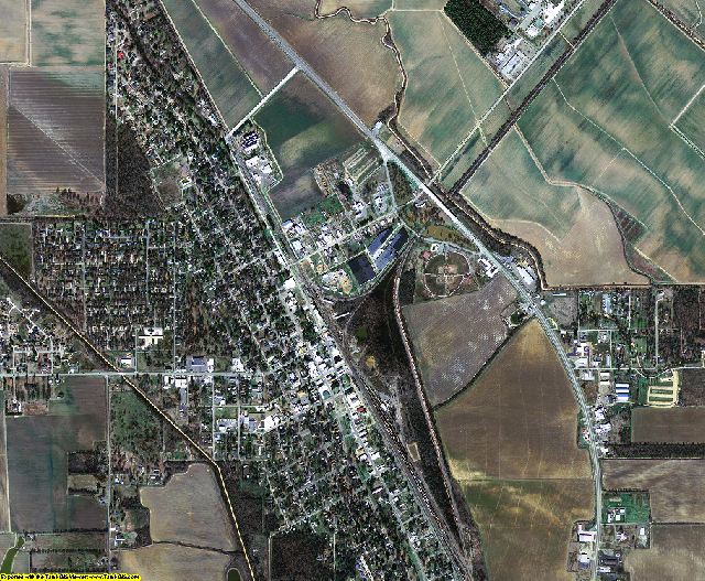 Desha County, Arkansas aerial photography