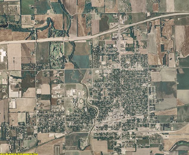 Dickinson County, Kansas aerial photography