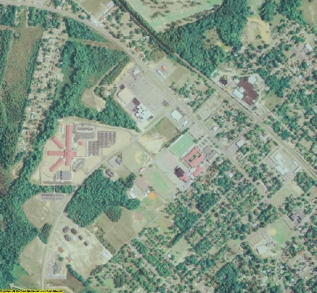 Dodge County, GA aerial photography detail