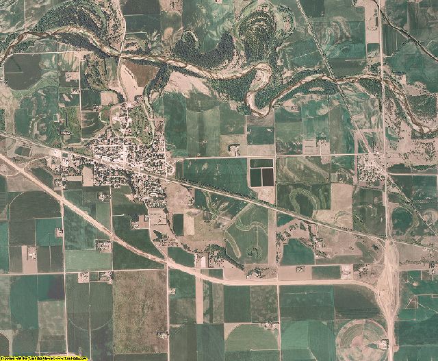 Dodge County, Nebraska aerial photography