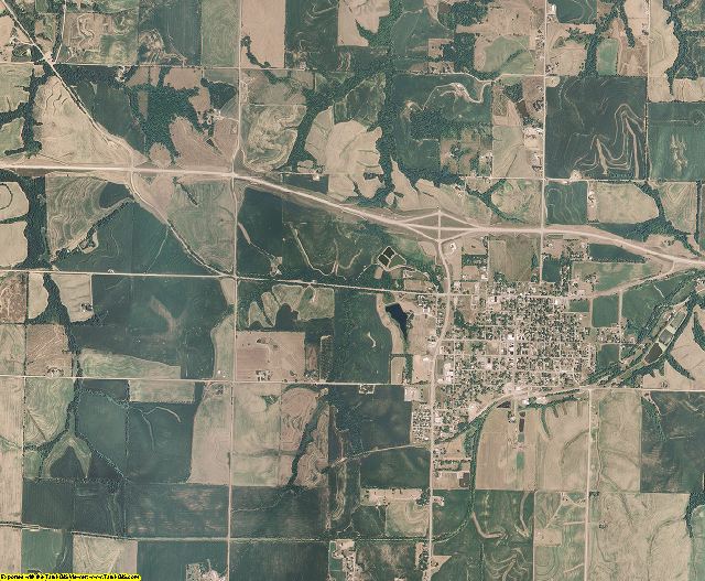 Doniphan County, Kansas aerial photography