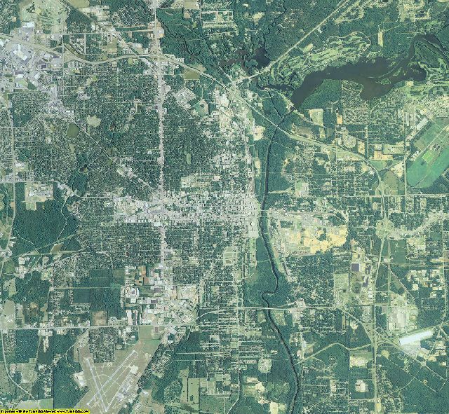 Dougherty County, Georgia aerial photography