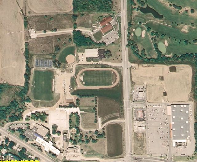 Douglas County, NE aerial photography detail