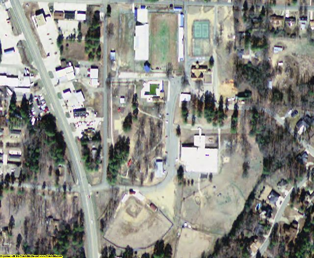 Drew County, AR aerial photography detail