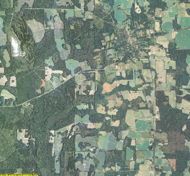 Early County, Georgia aerial photography