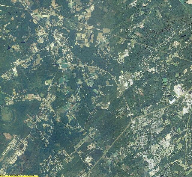 Effingham County, Georgia aerial photography