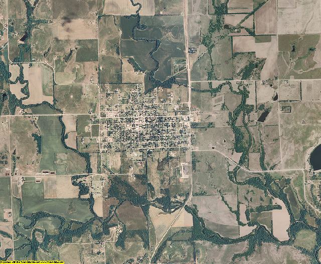 Elk County, Kansas aerial photography