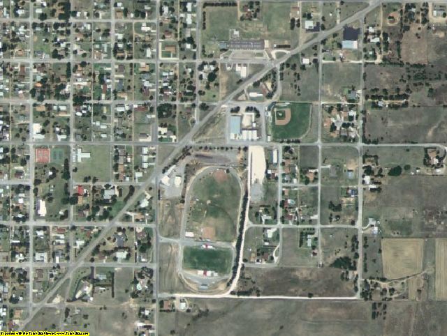 Ellis County, OK aerial photography detail