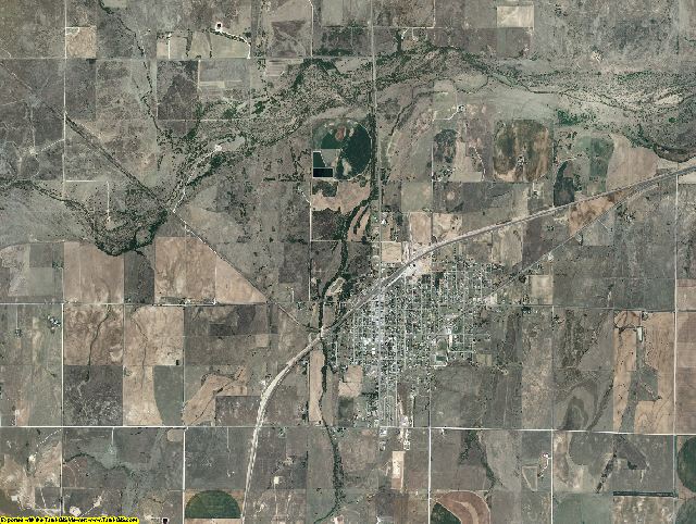 Ellis County, Oklahoma aerial photography