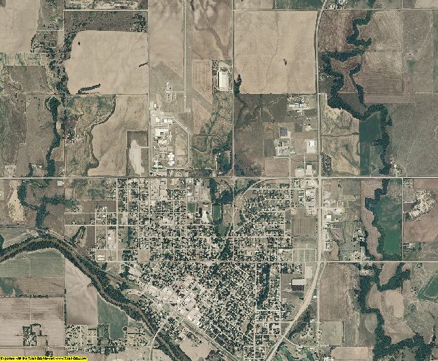 Ellsworth County, Kansas aerial photography