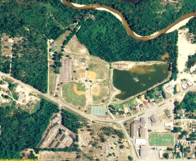 Escambia County, AL aerial photography detail