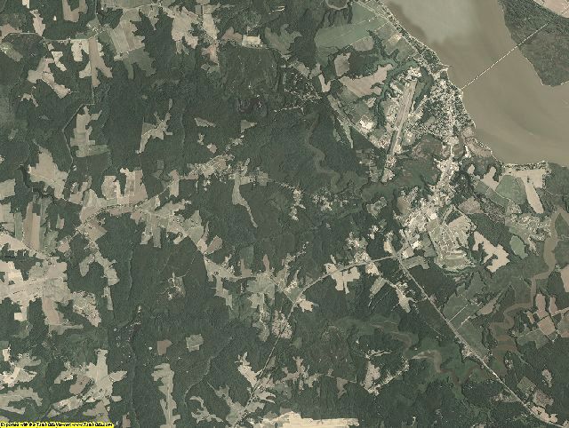 Essex County, Virginia aerial photography
